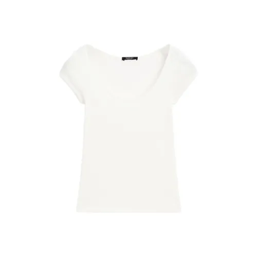 Massimo Dutti T-рубашка Женская Белая