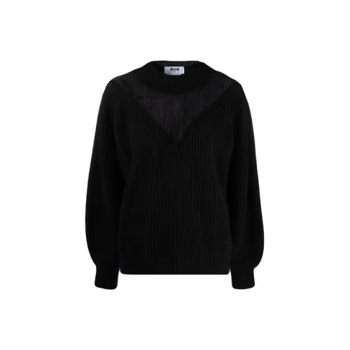 MSGM Черные Женские Свитеры