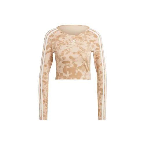 Adidas Originals 3 Stripes T-Shirt Женская Желтая Box