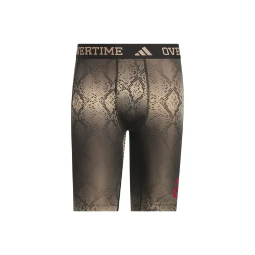 Adidas Exotic Speed TECHFIT Training Sports Шорты Мужской Теплый Песчаниковый Черный