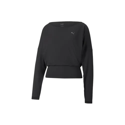 PUMA STUDIO Yogini Lite Черные Женские Футболки