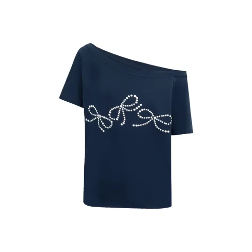 RECOLETA Темно-синие Женские футболки