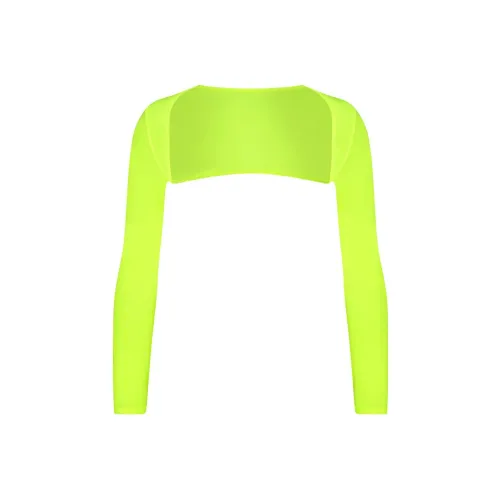 Skims Неоновый зеленый Женские Короткие топы