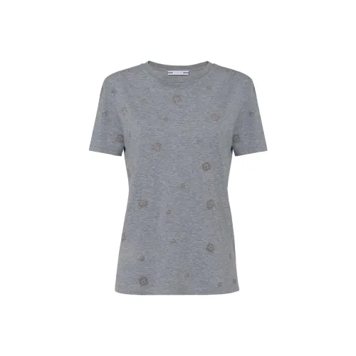 JACOB COHEN GREY Джерси T Рубашка с Rhinestones T Рубашка Женские Серый