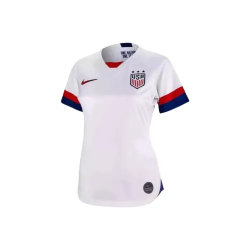 Nike Комплект с короткими рукавами T-рубашка Женская Белая