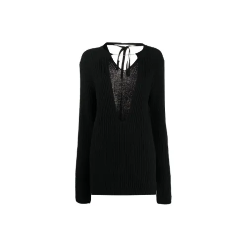 Ann Demeulemeester Черные Женские Свитеры