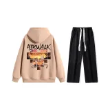 Комплект одежды (Розовый топ + Черные джинсы)