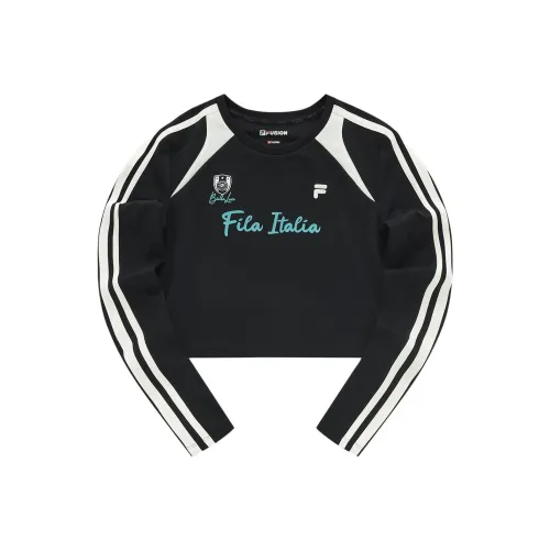FILA FUSION Толстовка Женская Глубокий Черный