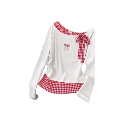 PLAY BUSH T-рубашка Женская Белая