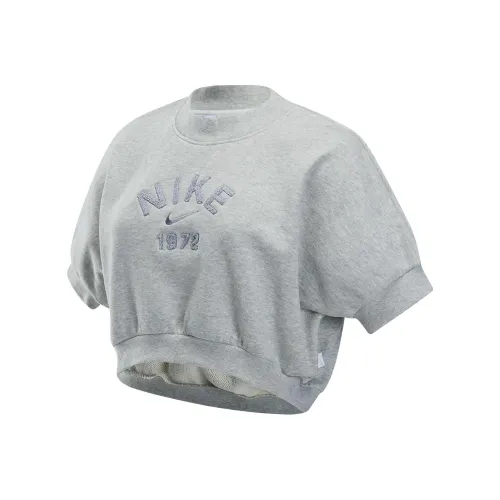 Nike Sportswear Collection CROP TOP Женские Фотиния Серый Волчий Серый