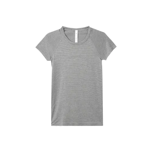 lululemon Swiftly Tech Реглан с короткими рукавами T-рубашка Женская Серого цвета