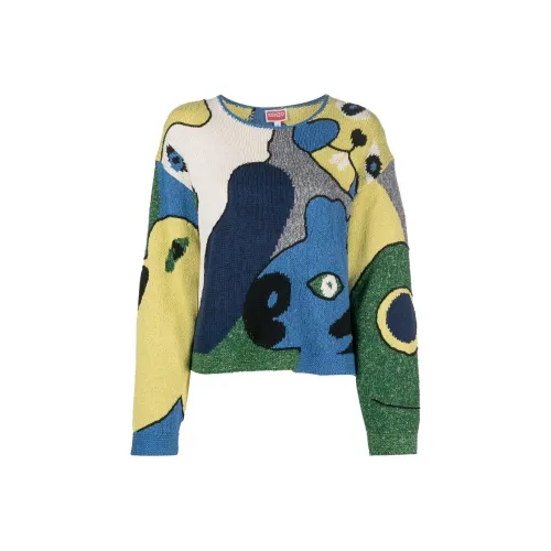 KENZO Зеленые Женские Свитеры