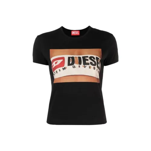 DIESEL Черные Женские Футболки