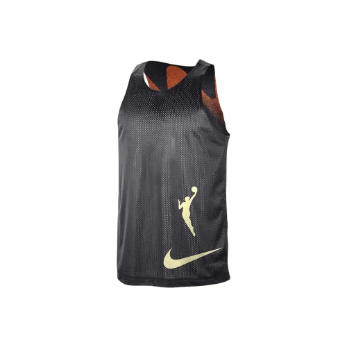 nike Dri FIT WNBA Баскетбольная Джерси Мужская Антрацит Ярко-Оранжевый