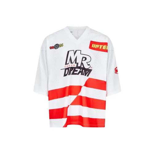 MARTINE ROSE SS24 Футбол Джерси Унисекс Белый