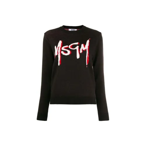 MSGM Черные Женские Свитеры