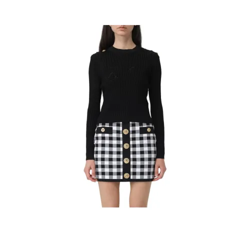 BALMAIN Черные Женские Свитеры