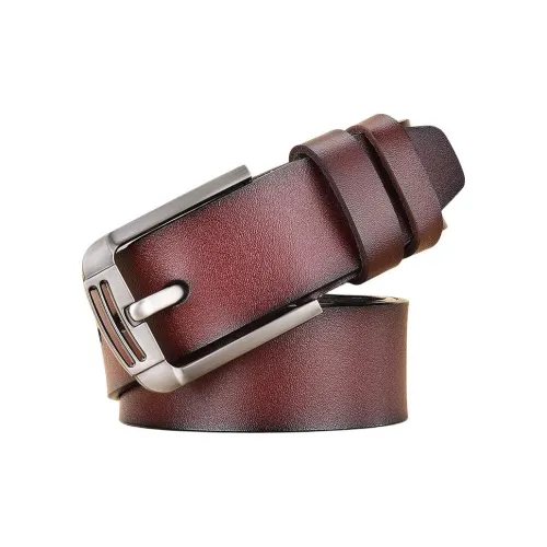 JEANSWEST Ремни из спилок коровьей кожи Мужской 3,8 см