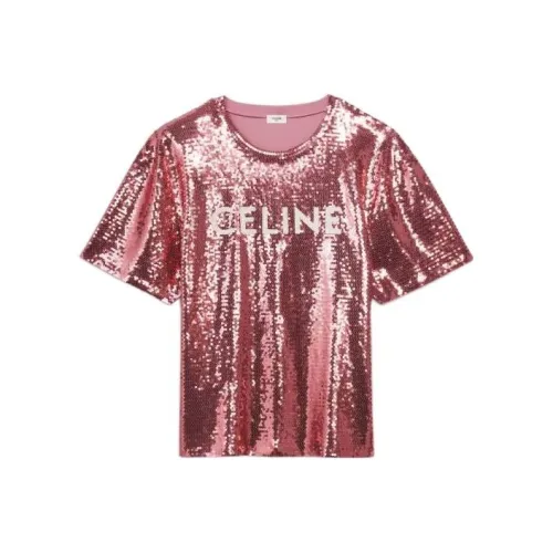 CELINE Розовые Женские Футболки