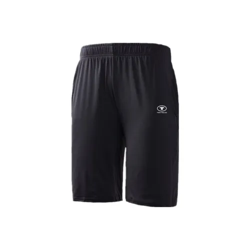 TOM TAILOR SS24 Спортивные шорты Мужские Черные
