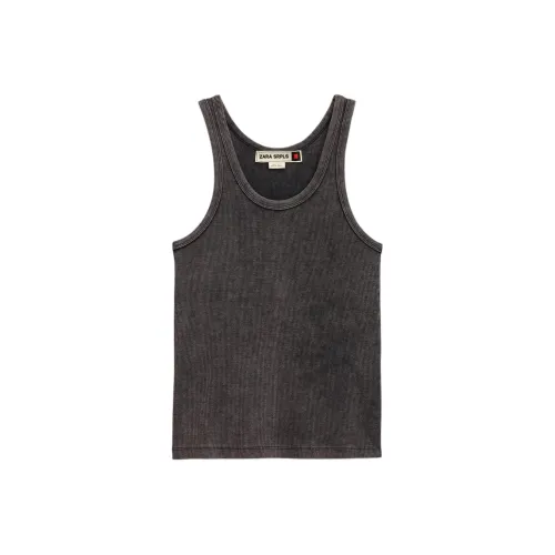 ZARA Черные Женские Майки