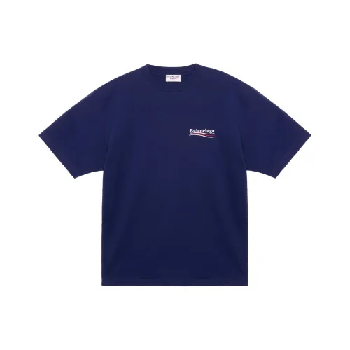 Balenciaga T-Shirt Loose Fit Women's Blue