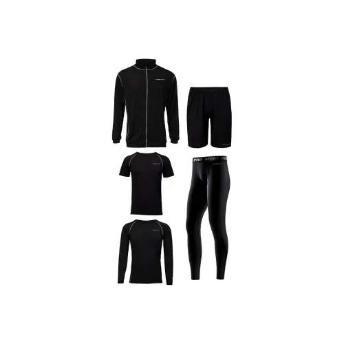 MESUCA Черный Мужской Фитнес Комплект