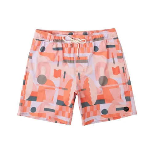 RVCA Pink Men's Casual Shorts RVCA Розовые Мужские Повседневные Шорты