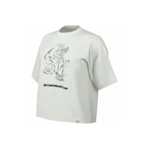 NIKE Экрю Женские Футболки