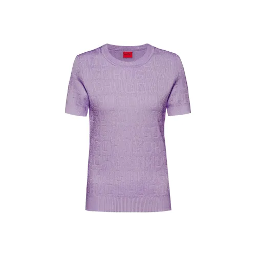 HUGO BOSS Фиолетовые Женские Свитеры