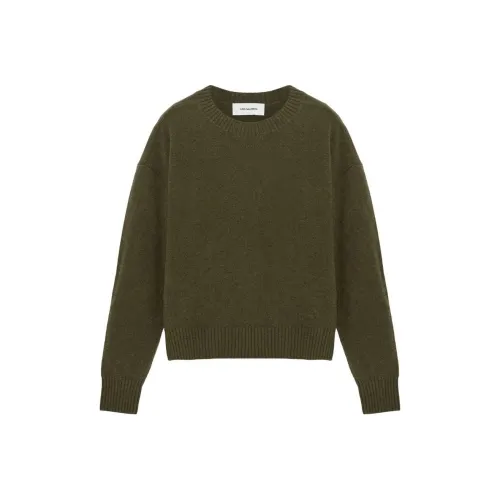 Yves Salomon FW24 Свитер Женский Темно-зеленый