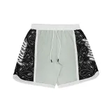 Серый, черный, пейсли