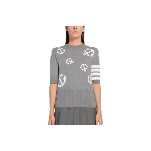 THOM BROWNE Серые Женские Свитеры