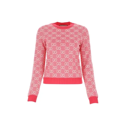 GUCCI Розовые Женские Свитеры
