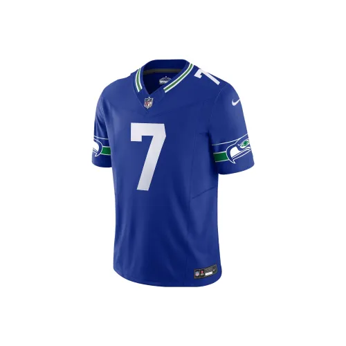 Nike Geno Smith Seattle Seahawks Футбол Джерси Seattle Seahawks Мужской Синий