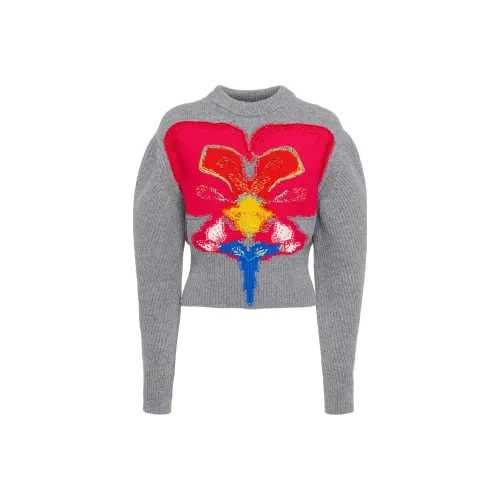 Alexander McQueen Серые Женские Свитеры