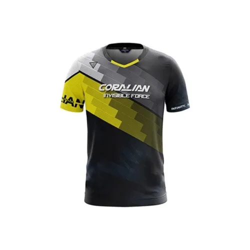 CORALIAN Бадминтон Джерси Мужской Черный