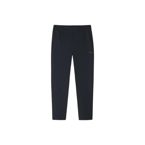 Anta ZONGXUNXILIE Черные Мужские Спортивные Брюки