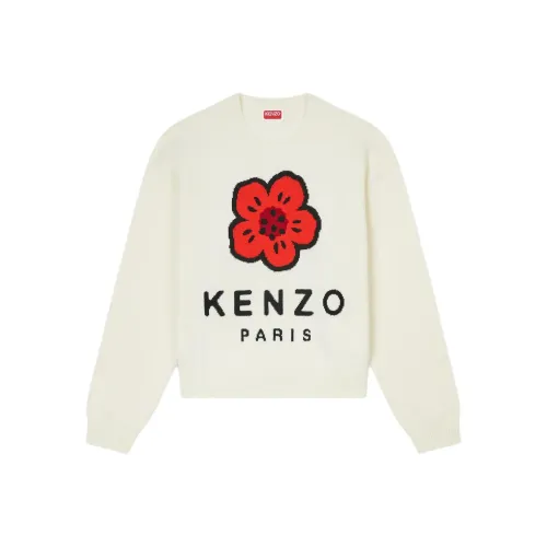 KENZO Серый белый Женские Свитеры
