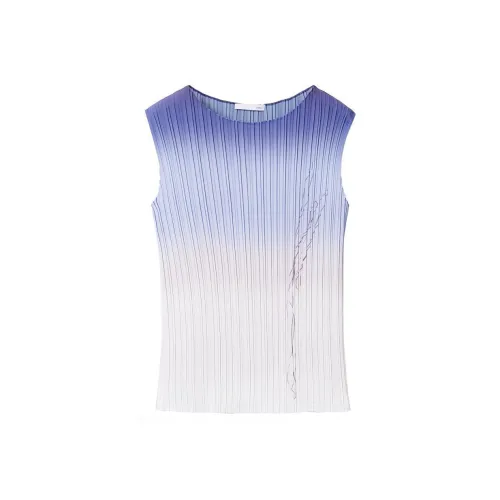 OVV Светло-фиолетовый Градиентный 03 Женские Короткие Топы