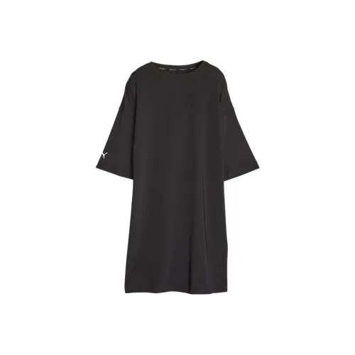 PUMA Modest Женская OVERSIZED Тренировочная футболка T-Shirt Женская Черная