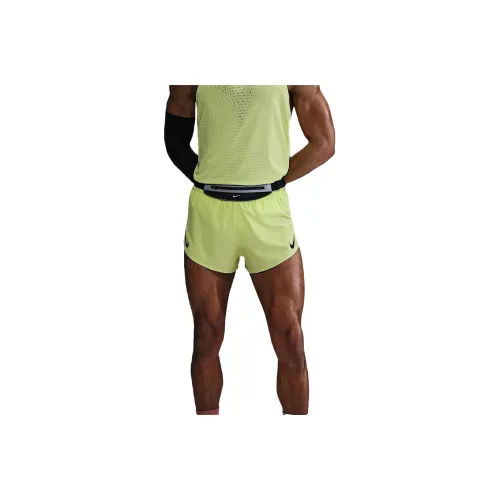Nike AEROSWIFT Спортивные шорты Мужские Неоново-желтый Зеленый