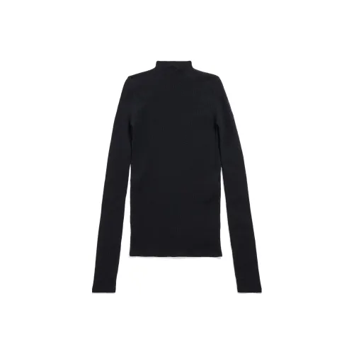 Balenciaga SS23 Свитер Slim Fit Женский Черный