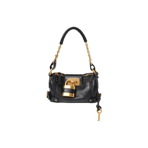 Chloe Кожа Сумка через плечо Женская Черная