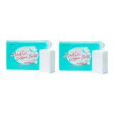 200 шт*2 сумки с обрезанным краем хлопковых ватных тампонов