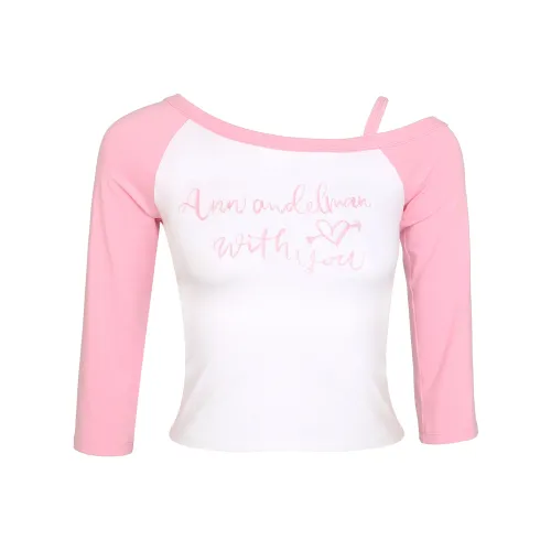 Ann Andelman Розовые Женские Короткие Топы