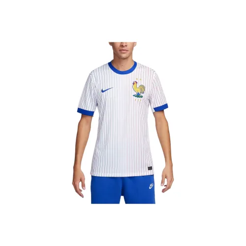 Nike Dri Fit Футбол Джерси Мужской Синий