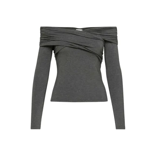 Aritzia T Рубашка Женские Heather Charcoal Камень Phoebe Wannamaker Charcoal