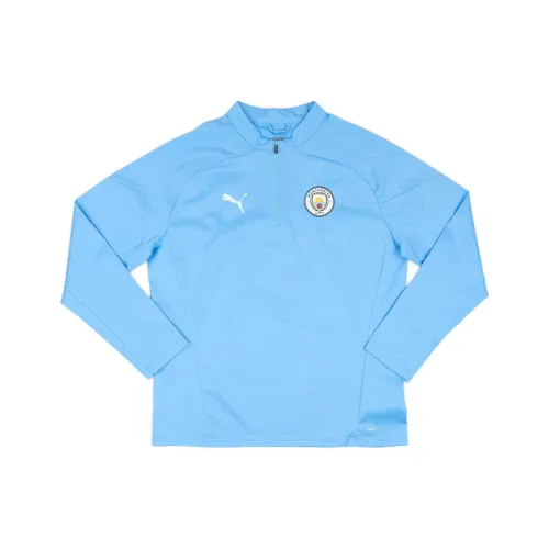 PUMA Manchester 2022 23 Manchester City Футбол Джерси Унисекс Синий