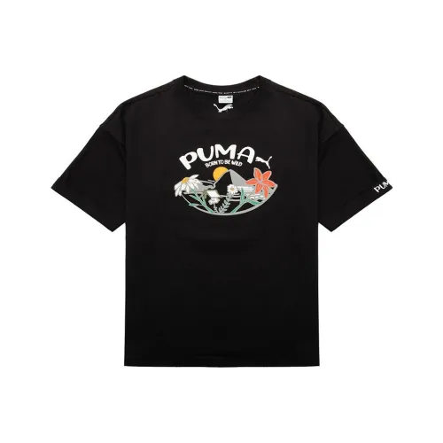 PUMA Черные Женские Футболки